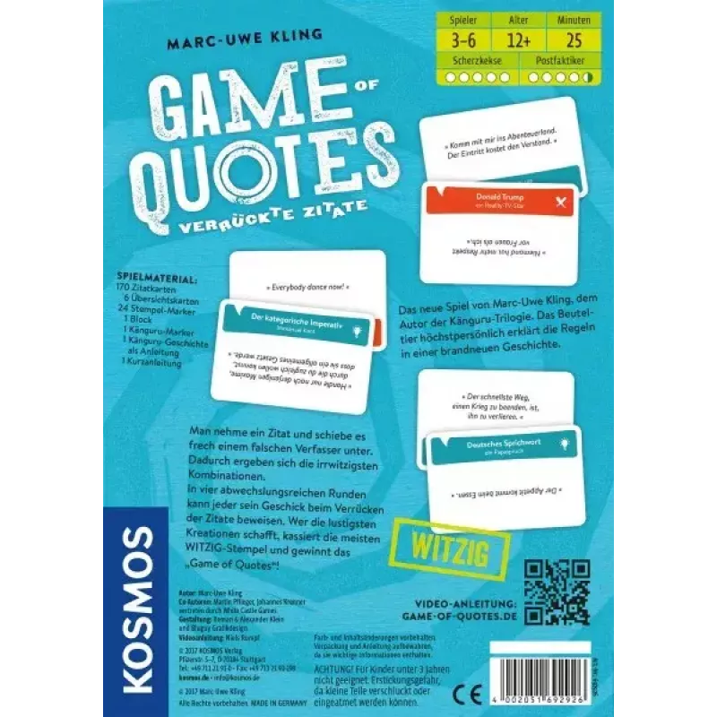 Kosmos 692926 board/card game Trivia
