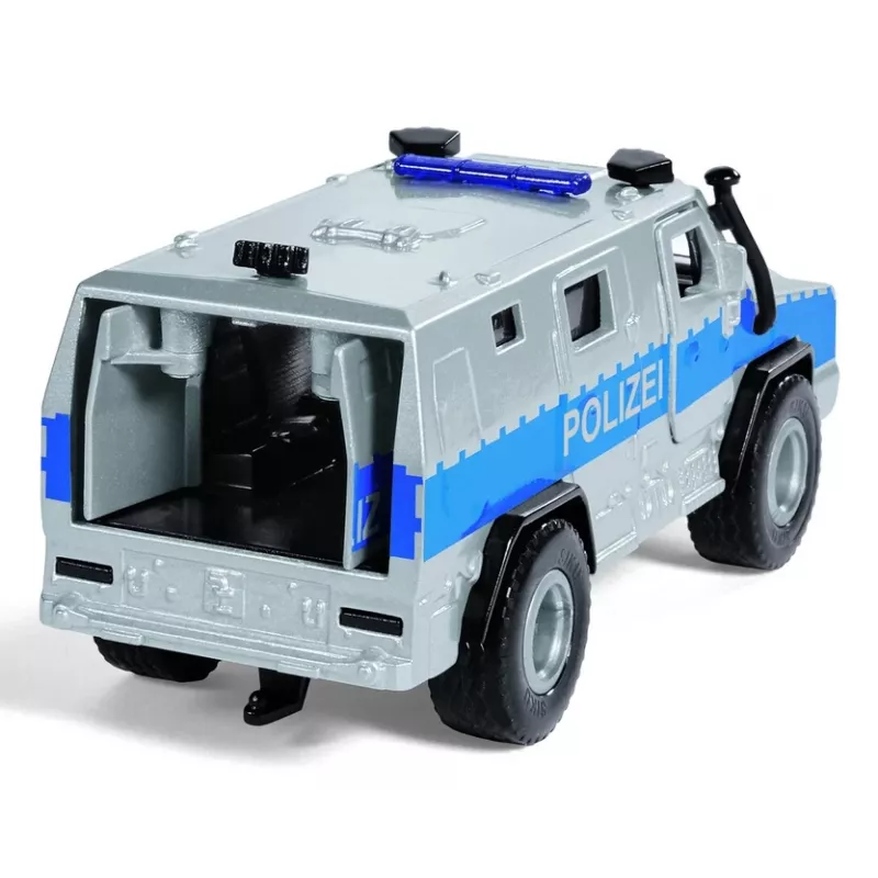 Siku Rheinmetall MAN Survivor R Police car model Preassembled 1:50