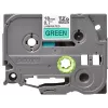 Brother TZE-741 label-making tape Black on green TZ