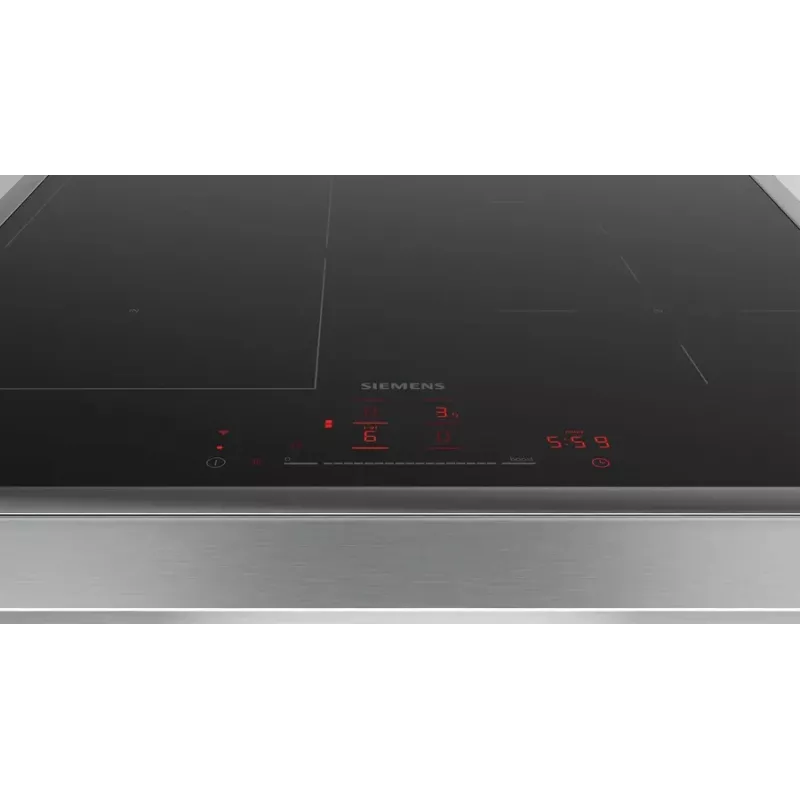 Induction Hob Siemens iQ500 ED64RHSB1E 4-zone Built-in 60 cm Black/Stainless Steel Touch Control