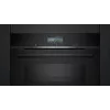 Siemens iQ700 CM776GKB1 oven 45 L 900 W Black, Stainless steel