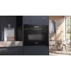 Siemens iQ700 CM776GKB1 oven 45 L 900 W Black, Stainless steel