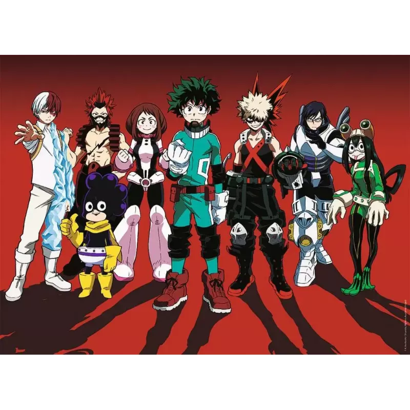Jigsaw Puzzle Ravensburger My Hero Academia Superheroes, 500 pieces, model 17532
