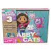 Games Gabby’s Dollhouse, 3 Wood Puzzles 24-Piece Jigsaw Puzzles with Wooden Storage Box Kids Puzzles, for Preschoolers Ages 3 and up