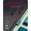 ICY BOX IB-HUB1454-C31 USB 3.2 Gen 1 (3.1 Gen 1) Type-C 10000 Mbit/s Blue, Grey