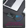 ICY BOX IB-HUB1454-C31 USB 3.2 Gen 1 (3.1 Gen 1) Type-C 10000 Mbit/s Blue, Grey