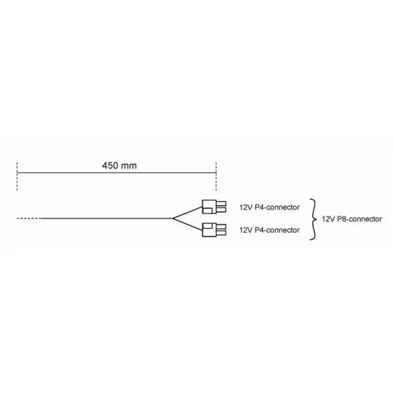 be quiet! CC-4420 0.45 m cable adapter