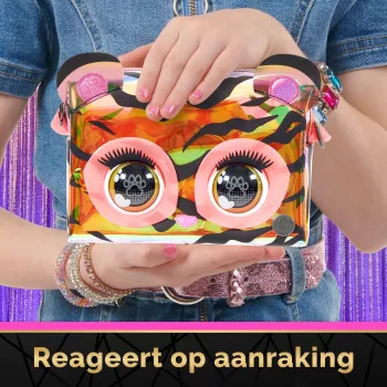 Purse Pets , Purrisma Interactive Tiger Pet Toy & Crossbody Bag, over 30 Sounds & Reactions, Kids Toys for Girls & Tweens