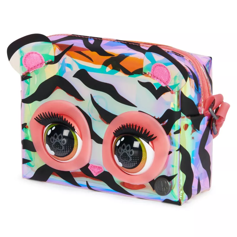 Purse Pets , Purrisma Interactive Tiger Pet Toy & Crossbody Bag, over 30 Sounds & Reactions, Kids Toys for Girls & Tweens