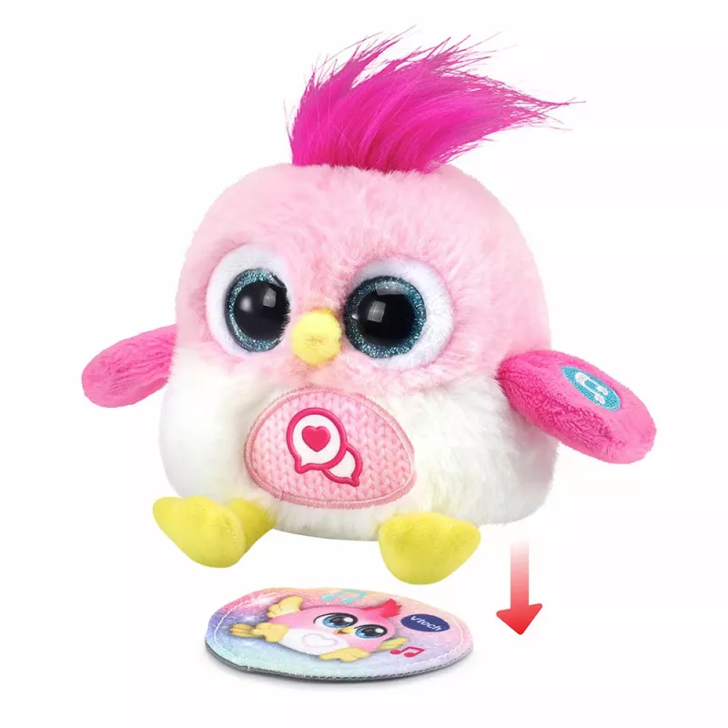 Interactive talking plush bird VTech Lolibirds Momo — battery-operated educational toy