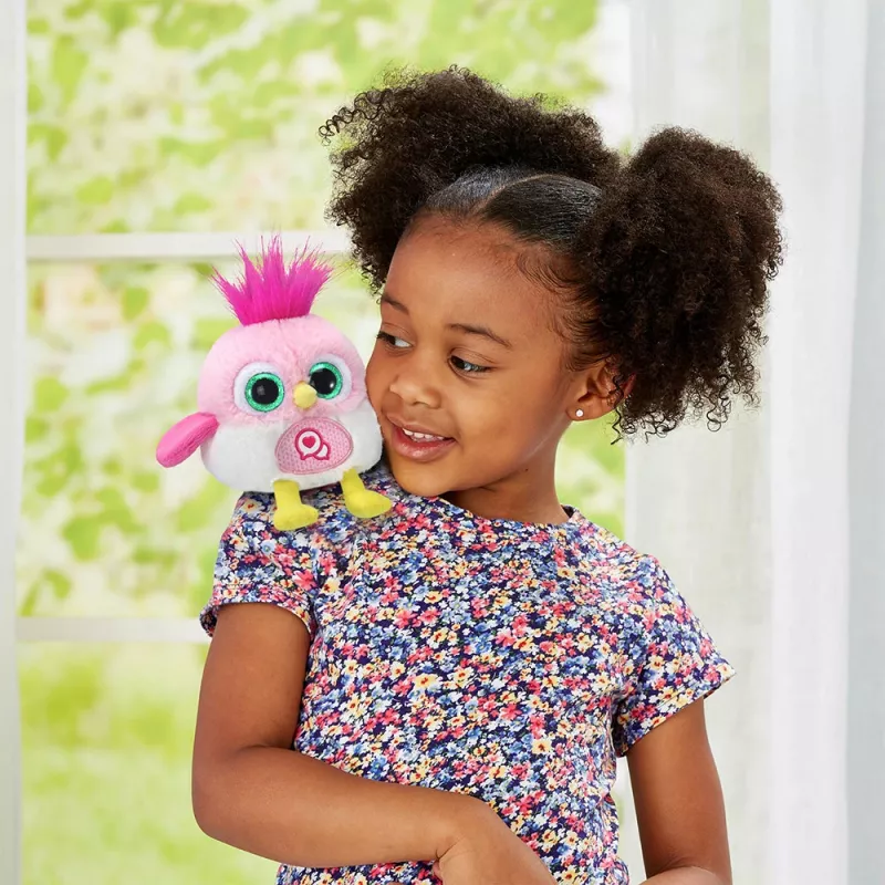 Interactive talking plush bird VTech Lolibirds Momo — battery-operated educational toy