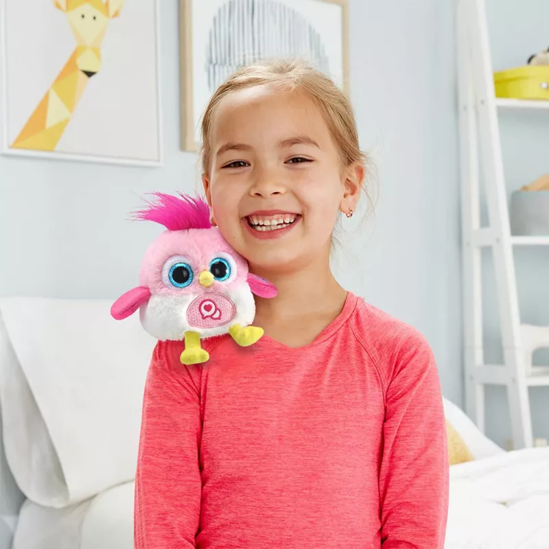 Interactive talking plush bird VTech Lolibirds Momo — battery-operated educational toy