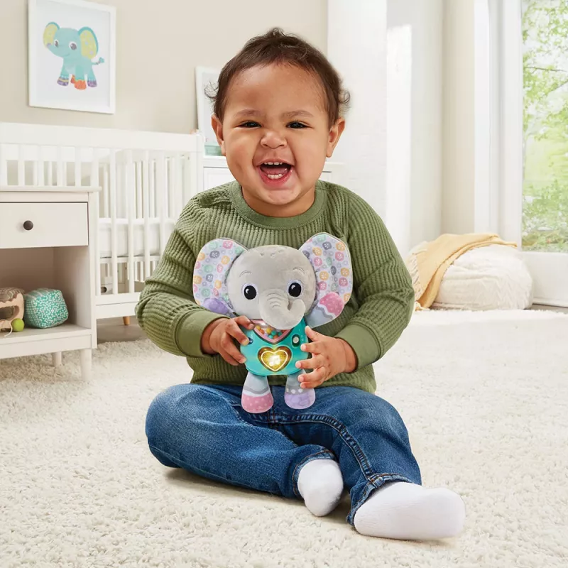 Toy figure VTech Melody Elephant 80-566704 — educational sound toy with colorful design