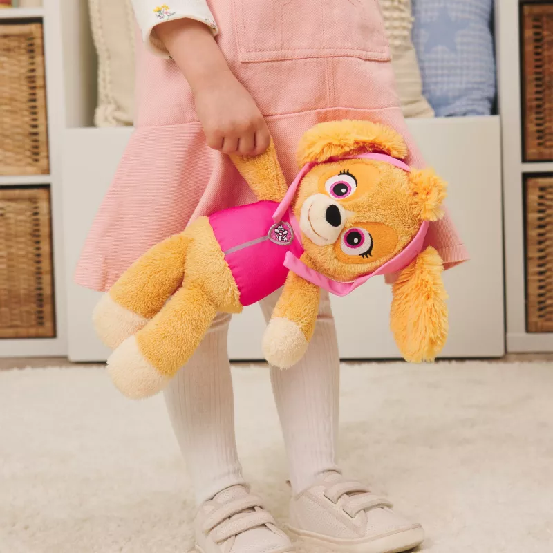 PAW Patrol GUND Official Skye Take Along Buddy Plush Toy, Premium Stuffed Animal for Ages 1 & Up, Pink/Brown, 13”