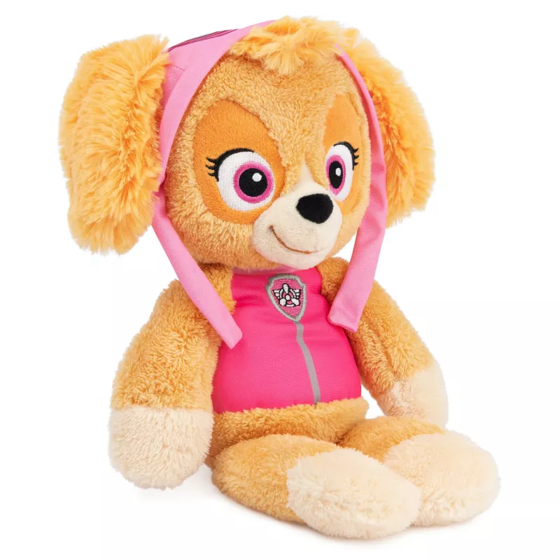 PAW Patrol GUND Official Skye Take Along Buddy Plush Toy, Premium Stuffed Animal for Ages 1 & Up, Pink/Brown, 13”