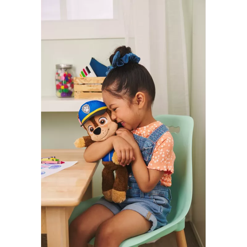 PAW Patrol GUND Official Chase Take Along Buddy Plush Toy, Premium Stuffed Animal for Ages 1 & Up, Blue/Brown, 13”