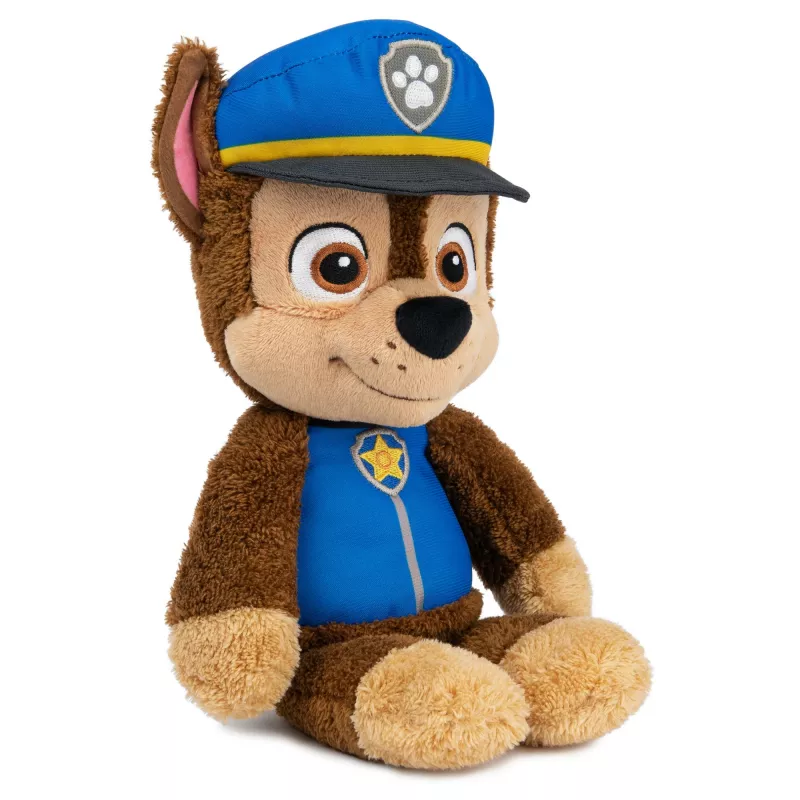 PAW Patrol GUND Official Chase Take Along Buddy Plush Toy, Premium Stuffed Animal for Ages 1 & Up, Blue/Brown, 13”