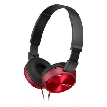 Sony MDR-ZX310, Wired, 10 - 24000 Hz, Music, 125 g, Headphones, Red