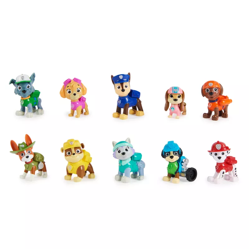 PAW Patrol , 10th Anniversary, All Paws On Deck Toy Figures Gift Pack with 10 Collectible Action Figures, Kids Toys for Ages 3 and up