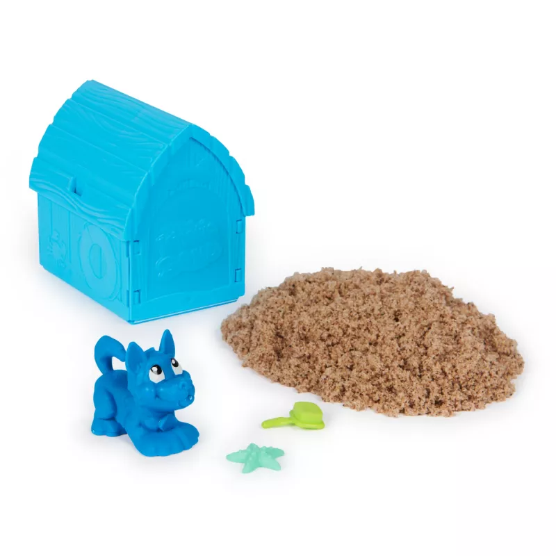 Children's kinetic sand set Spinmaster Kinetic Sand Doggie Dig with mould, multicolour, age 5+