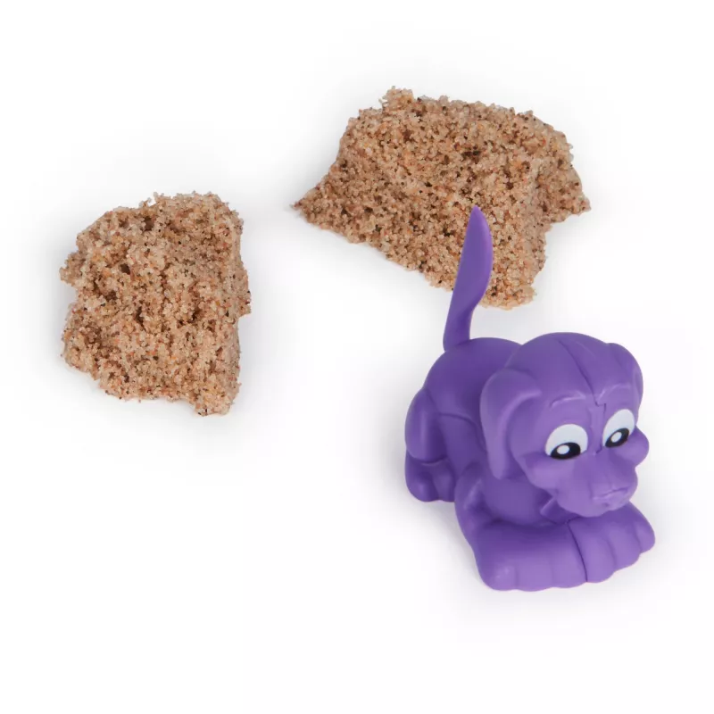 Children's kinetic sand set Spinmaster Kinetic Sand Doggie Dig with mould, multicolour, age 5+