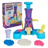 Kinetic Sand , Soft Serve Station, Easter Basket Stuffers, Includes 14oz Moldable Play Sand (3 Colors), 2 Ice Cream Cones & 2 Tools