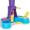 Kinetic Sand , Soft Serve Station, Easter Basket Stuffers, Includes 14oz Moldable Play Sand (3 Colors), 2 Ice Cream Cones & 2 Tools
