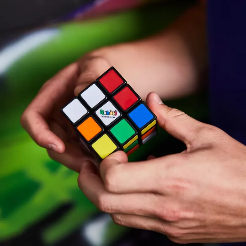 3x3 Rubik’s Cube puzzle cube by Spin Master — original 3x3, recommended age 8+
