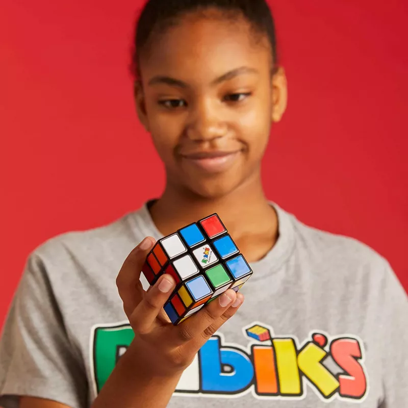 3x3 Rubik’s Cube puzzle cube by Spin Master — original 3x3, recommended age 8+