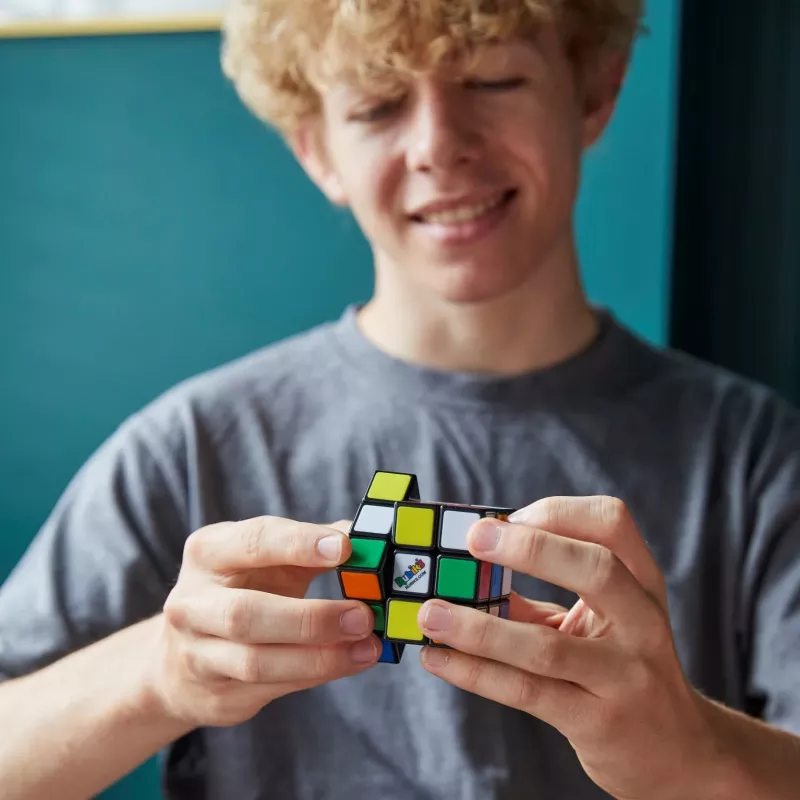 3x3 Rubik’s Cube puzzle cube by Spin Master — original 3x3, recommended age 8+