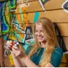 Rubik’s Mini 2x2, 2x2 Classic Color-Matching Puzzle, Pocket Size Brain-Teasing Puzzle Toy, Packaging May Vary