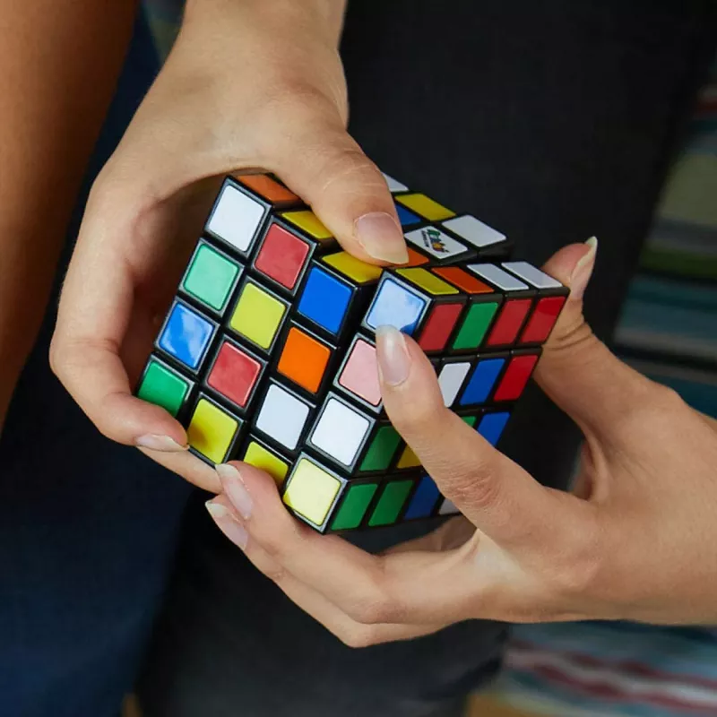 Rubik’s Cube, 4x4 Master Cube Color-Matching Puzzle, Bigger Bolder Version of the Classic, Packaging May Vary