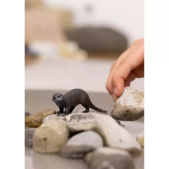 Figure Schleich Otter model 14865, brown, Schleich WILD LIFE collectible figurine