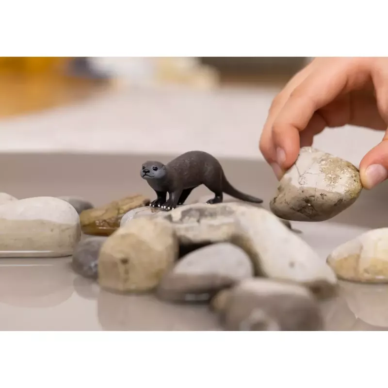 Figure Schleich Otter model 14865, brown, Schleich WILD LIFE collectible figurine