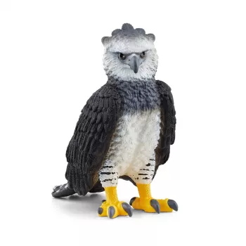 schleich WILD LIFE Harpy Eagle, 3 yr(s), Forest, Wild animals / adventure toys, Black, White, Yellow, Plastic