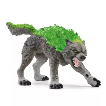 Figure Schleich ELDRADOR CREATURES Granite Wolf model 70153, age 7+, green/grey