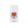 Protective TPU Cover Samsung Galaxy S24+ — Suit Case White, Red Transparent, for 6.7 inch