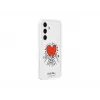 Protective TPU Cover Samsung Galaxy S24+ — Suit Case White, Red Transparent, for 6.7 inch