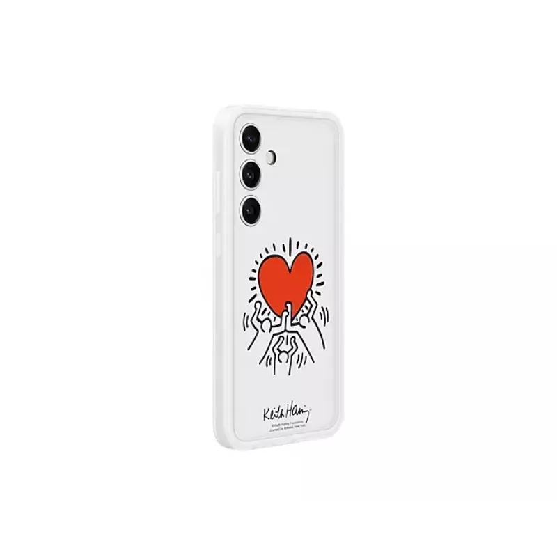Protective TPU Cover Samsung Galaxy S24+ — Suit Case White, Red Transparent, for 6.7 inch