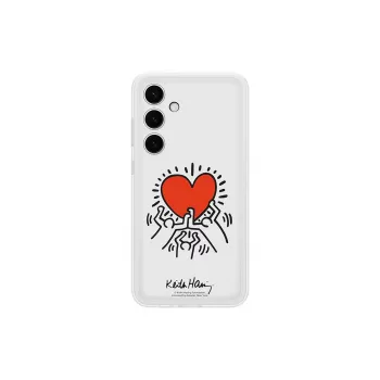 Protective TPU Cover Samsung Galaxy S24+ — Suit Case White, Red Transparent, for 6.7 inch