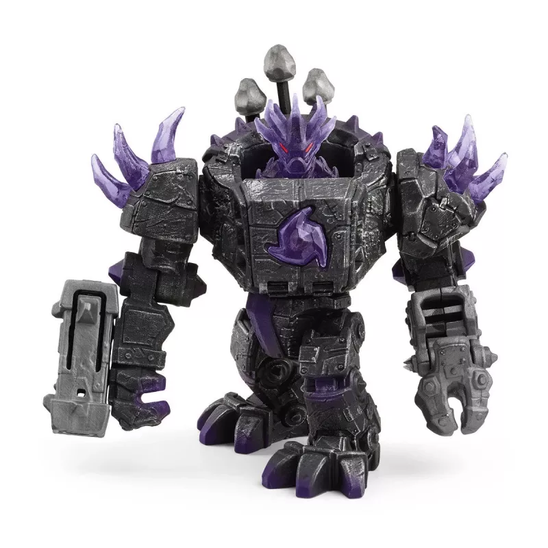 schleich ELDRADOR CREATURES Shadow Master Robot with Mini Creature Black