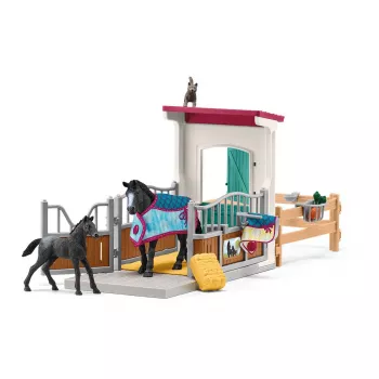 schleich HORSE CLUB Horse Box with Mare and Foal, Horse Stable, Horses, 5 yr(s), Multicolour, Plastic