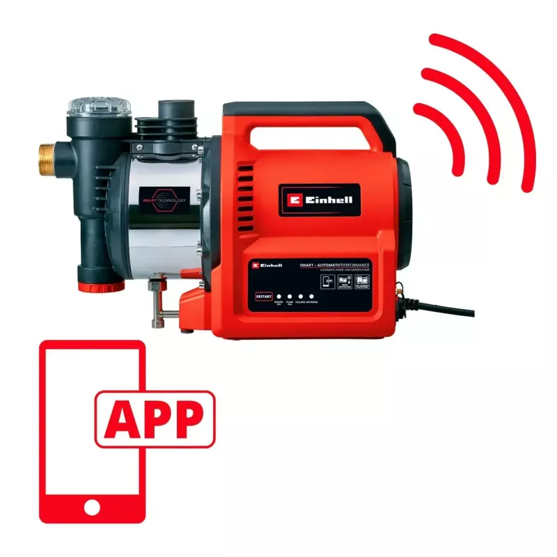 Water pump EINHELL GE‑AW 1144 SMART — 1100 W, app control, garden irrigation and water transfer