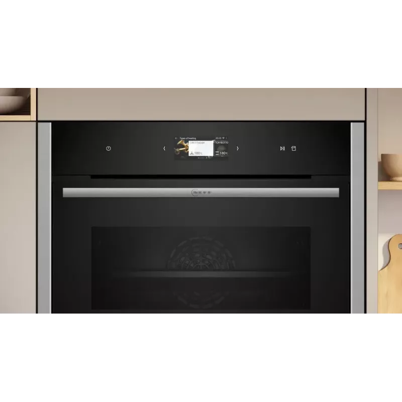 Neff C24FS31N0 steam oven Medium Black, Stainless steel Touch