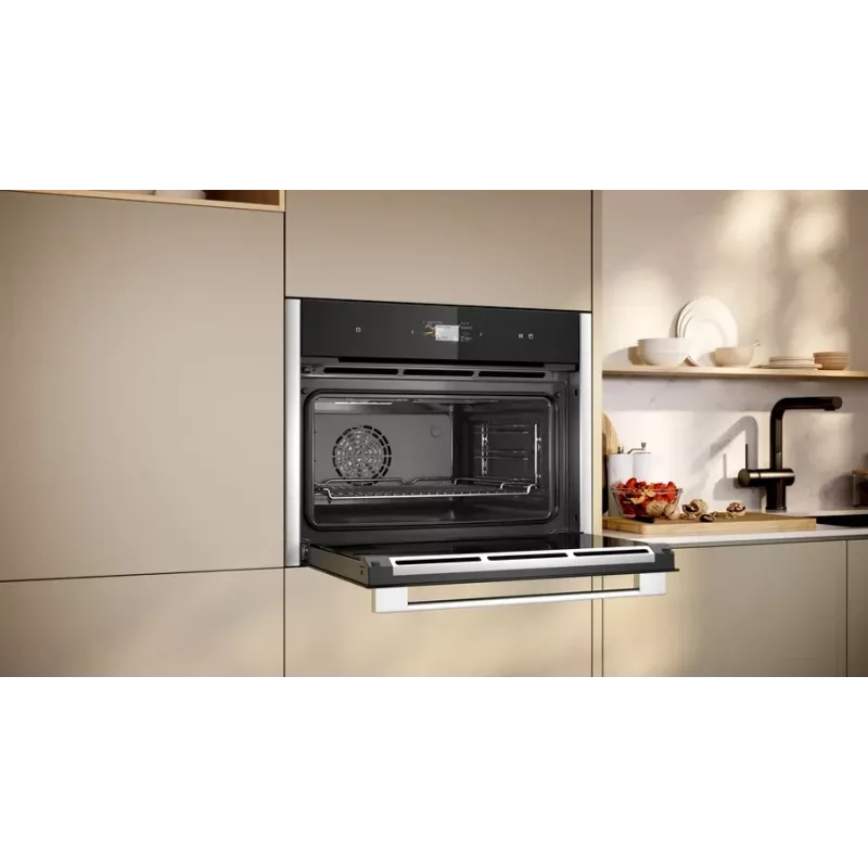 Neff C24FS31N0 steam oven Medium Black, Stainless steel Touch