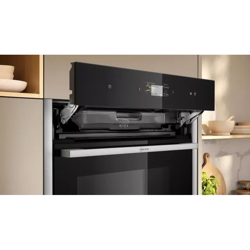 Neff C24FS31N0 steam oven Medium Black, Stainless steel Touch