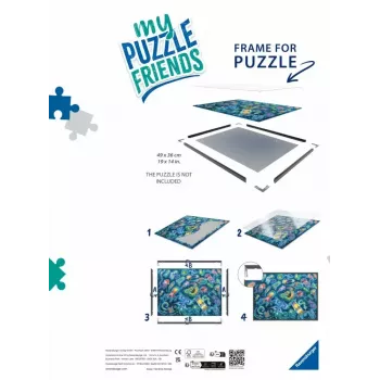 Puzzle frame Ravensburger 17901 – black, for puzzles, recommended age 12+