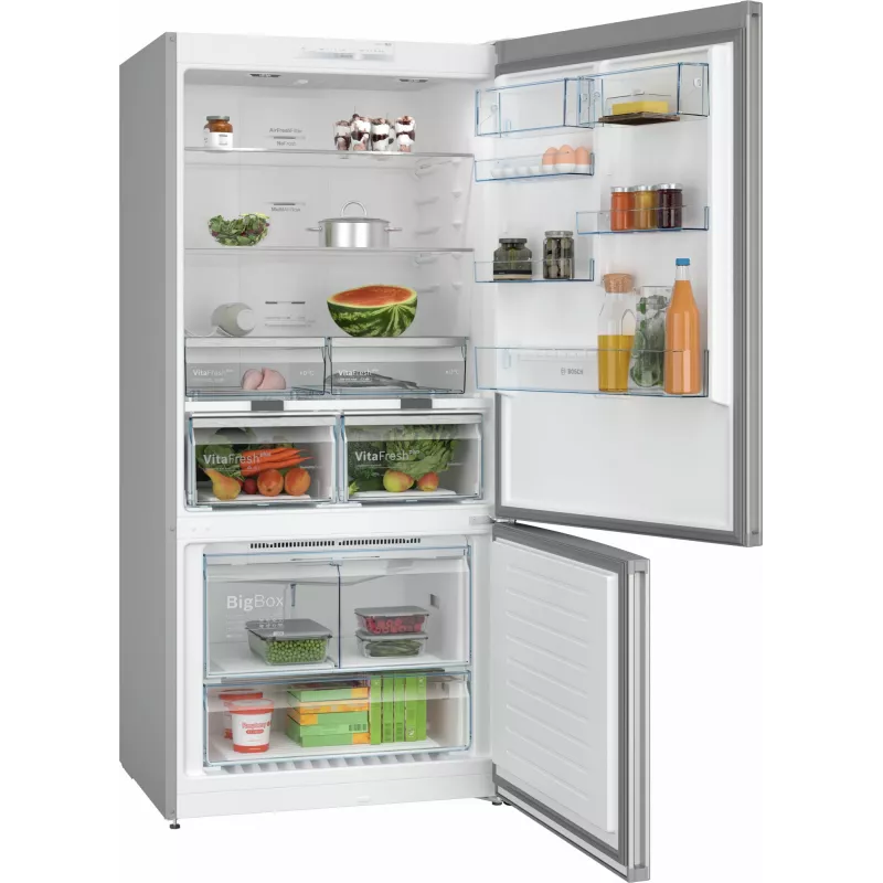 Bosch Serie 4 KGN86VIEA fridge-freezer Freestanding 631 L Stainless steel