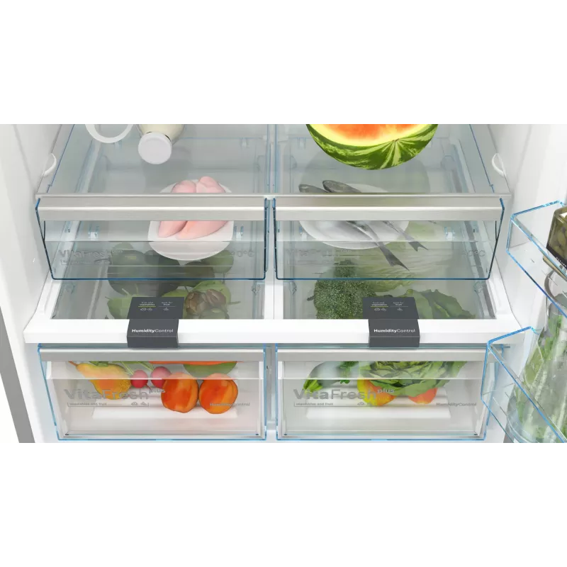 Bosch Serie 4 KGN86VIEA fridge-freezer Freestanding 631 L Stainless steel