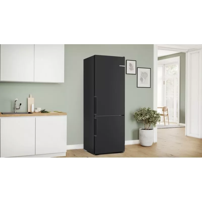 Bosch Serie 4 KGN49VXCT fridge-freezer Freestanding 440 L Stainless steel